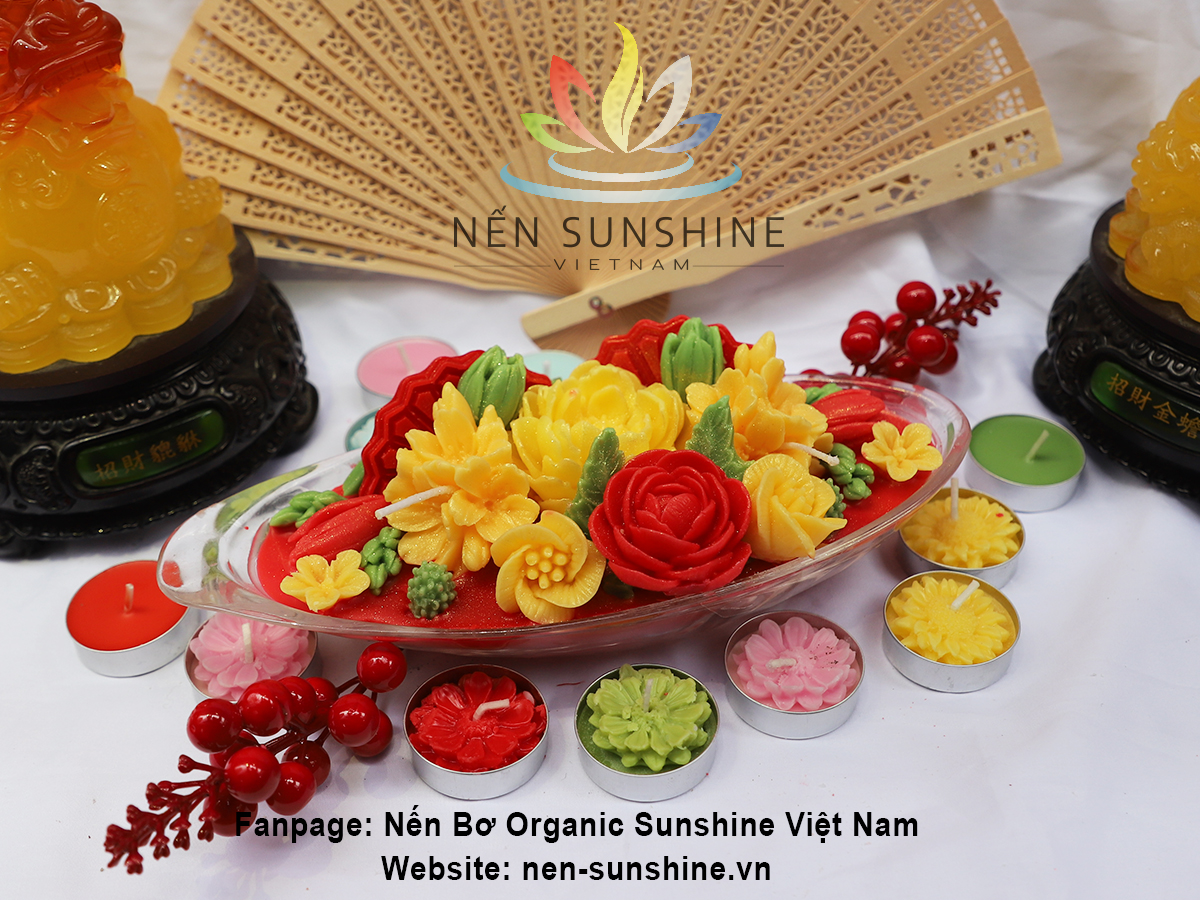 nến bơ organic